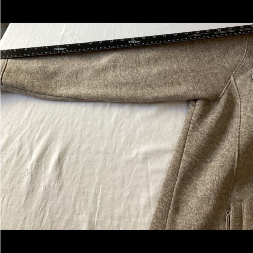 Mountain Khakis Sweater Jacket Men’s Size Large Color Tan Full Zip Pockets - Picture 9 of 10